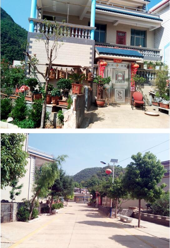 集团扶贫见成效  小沙沟村旧貌换新颜