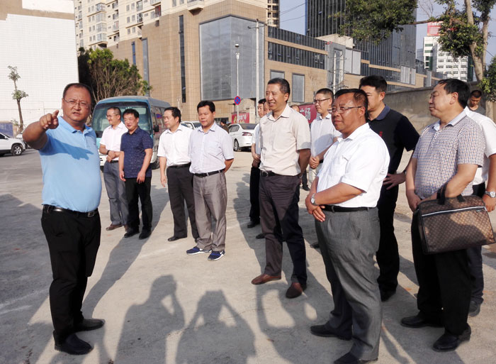 文山州委书记纳杰调研西交投资公司佛寿街棚改项目