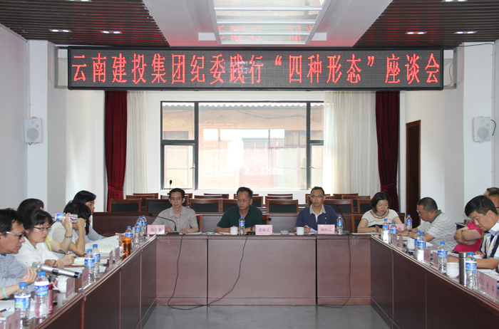 集团纪委召开纪检监察工作暨实践运用“四种形态”座谈会