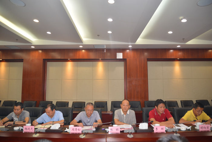 省住建厅到集团调研抗震救灾工作