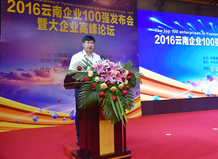 云南企业100强揭晓  李家龙出席发布会暨大企业高峰论坛