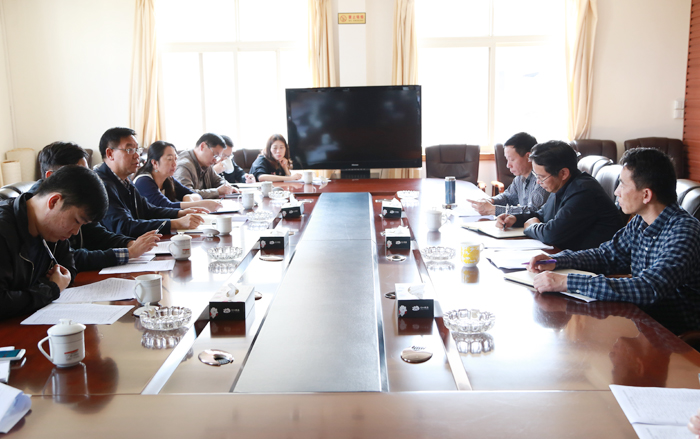 陈文双到中国有色十四冶公司调研