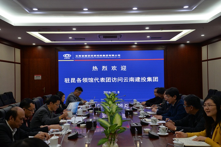 各国驻昆领事馆代表到访集团