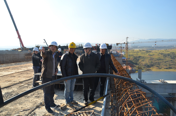 李家龙调研哨关路项目建设
