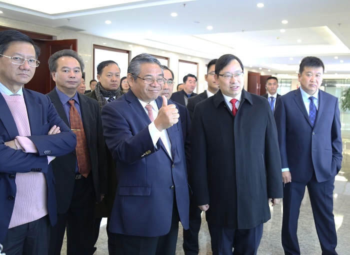 刘国强会见柬埔寨副首相、农村与农业发展委员会主席尹财利