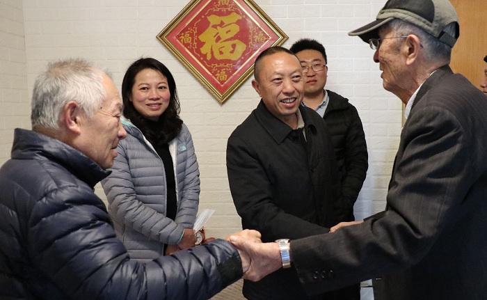 后永宁走访慰问集团老领导和困难党员职工