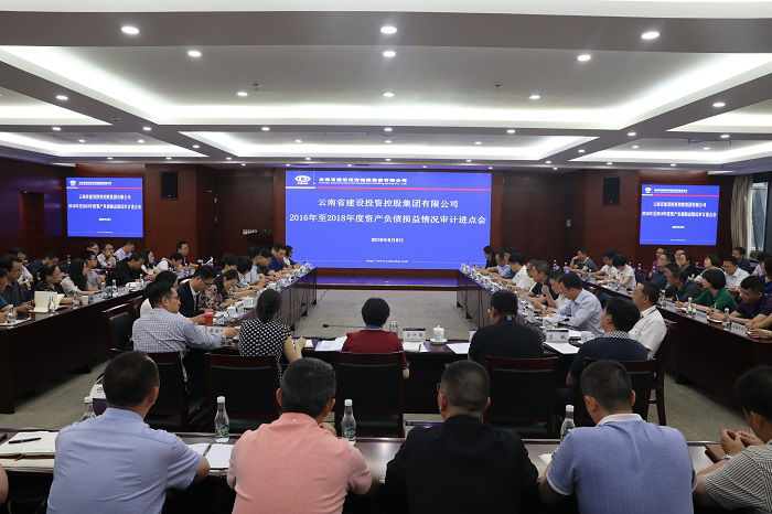 集团2016年至2018年度资产负债损益情况审计进点会召开