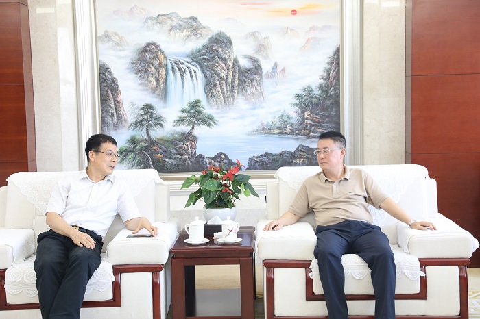 张骏会见华东院客人