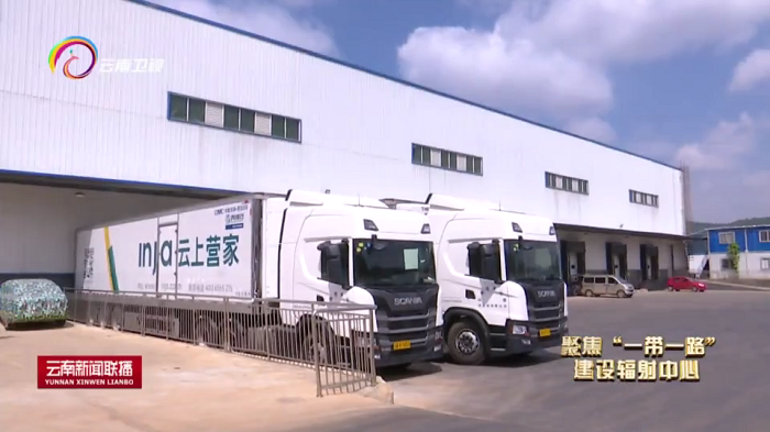 《云南新闻联播》报道物流公司跨境物流贸易业务