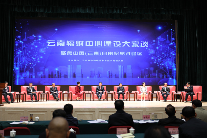 李家龙出席“云南辐射中心建设大家谈”活动