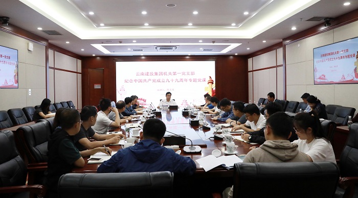 陈文双为集团机关第一党支部党员讲授专题党课