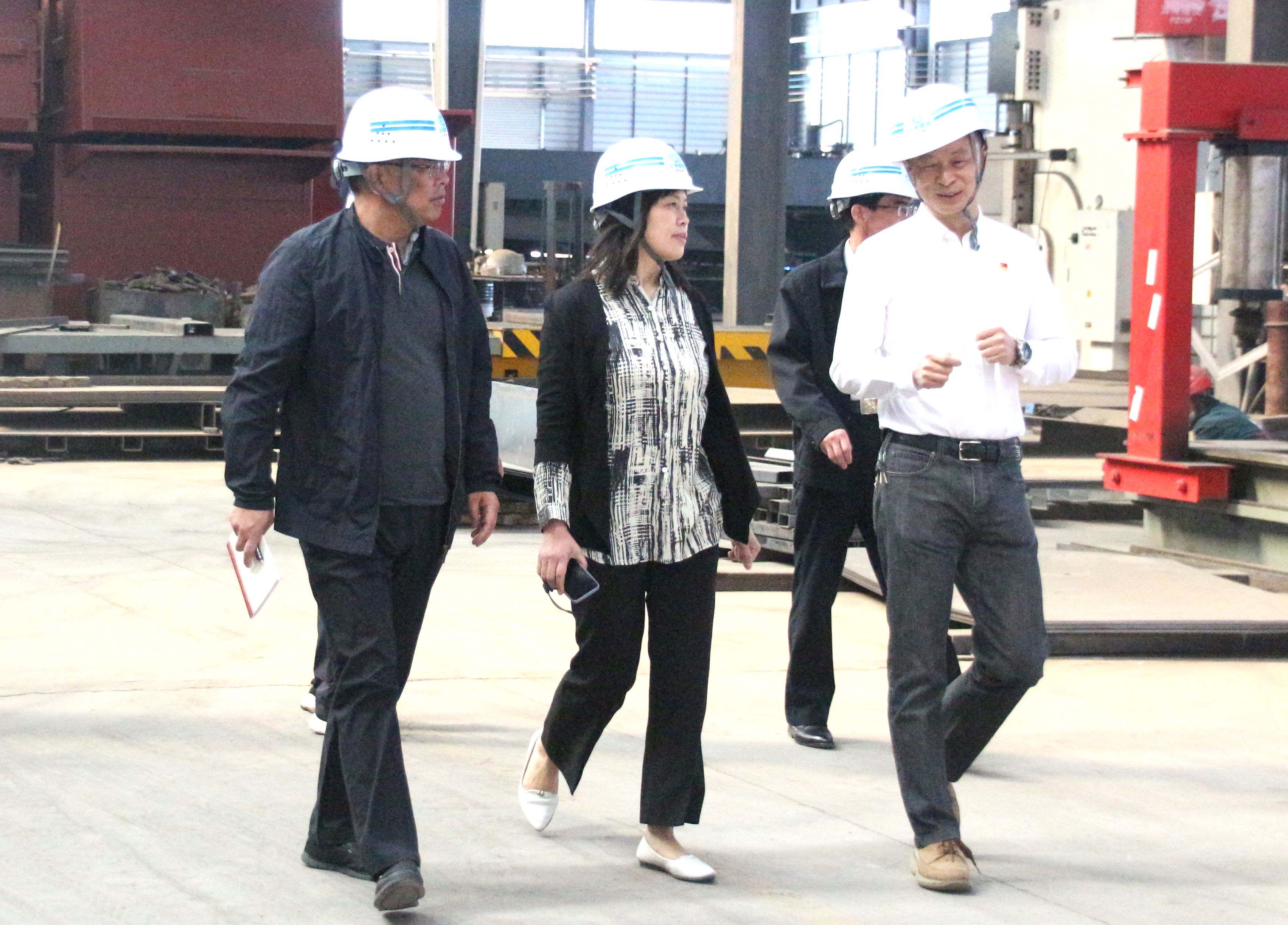 省住建厅调研建机公司地震应急活动板房生产储备工作