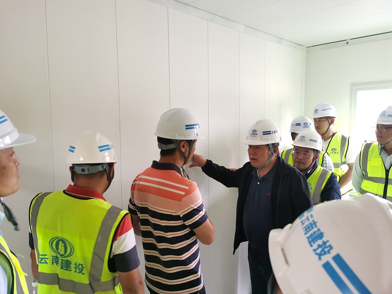 集团在昆明市三环闭合东三环A段项目举办观摩活动