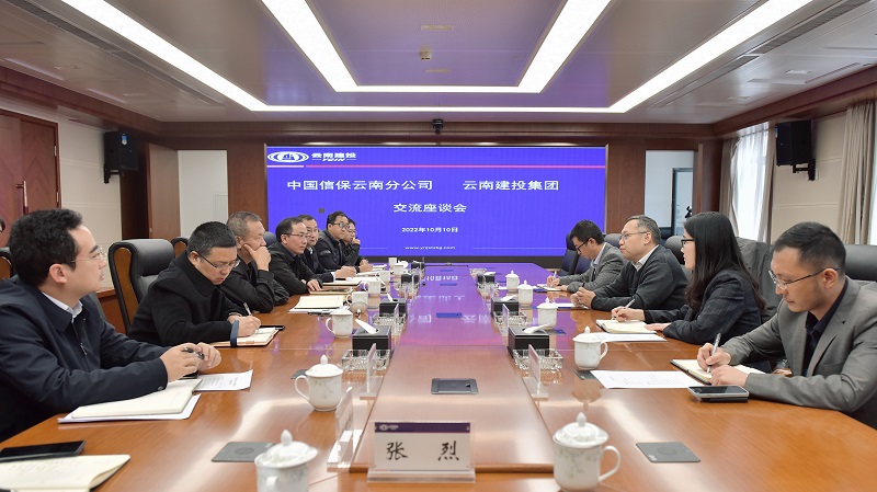集团与中国信保云南分公司交流座谈