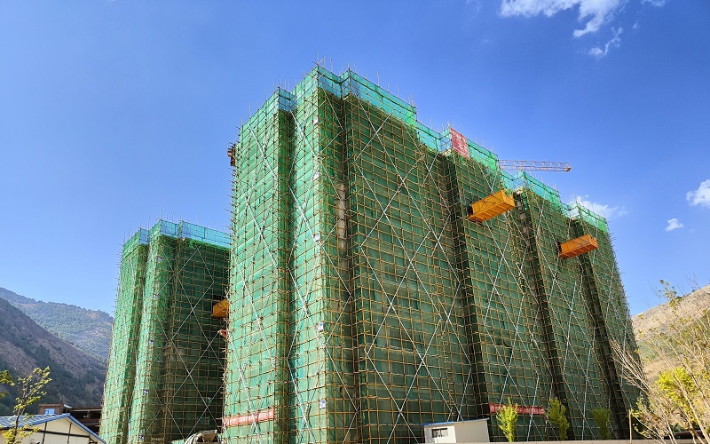 会泽一中文渊中学教师周转房建设项目全面封顶