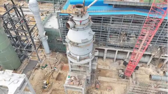 泉州闽钢高炉项目完成两大重要节点