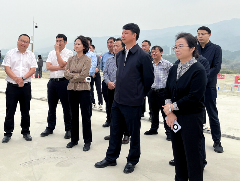 副省长刘勇调研坝洒监管区建设项目、河口口岸南溪河联检大楼建设项目