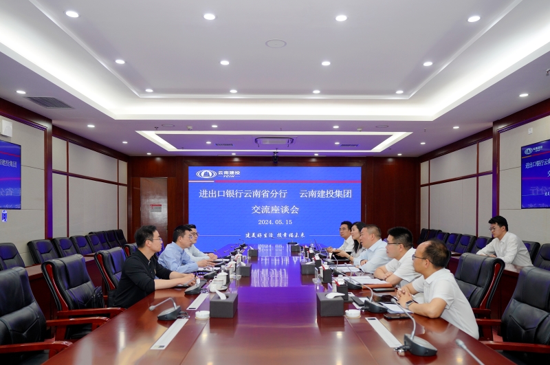 集团与进出口银行云南省分行座谈 研究推进全国人大代表建议落实