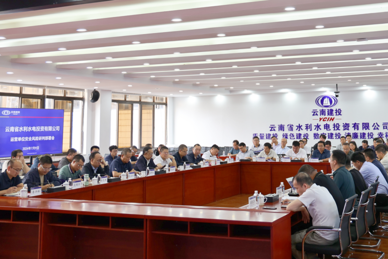 杨国文到水投公司指导运营项目安全风险调度工作