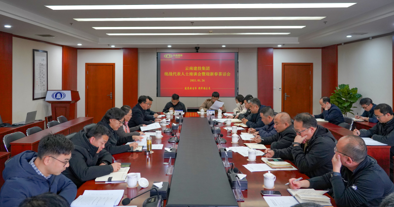 集团召开统战代表人士座谈会暨迎新春茶话会